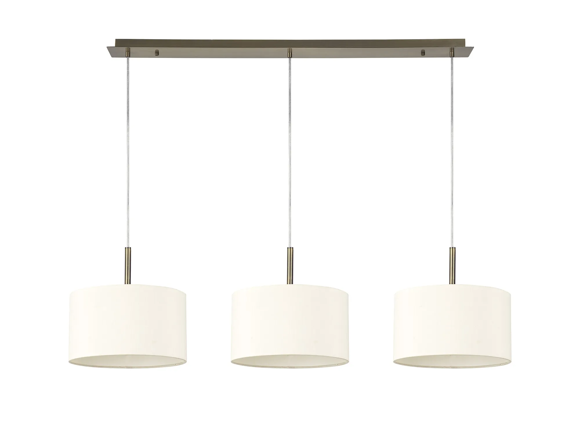 Baymont 30cm Shade 3 Light Pendant DK0569  Deco Baymont AB IV